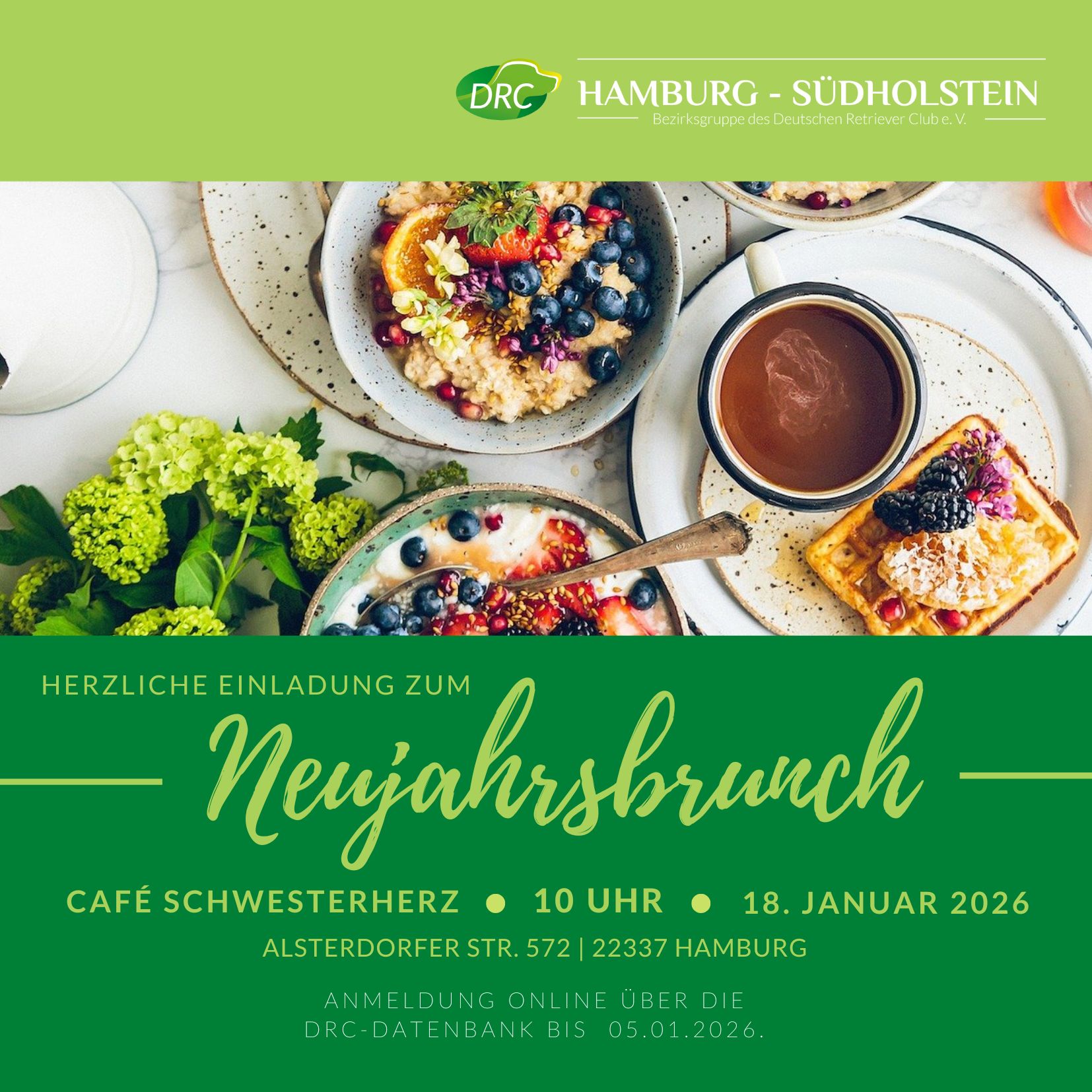 Neujahrsbrunch | Café Schwesterherz HH